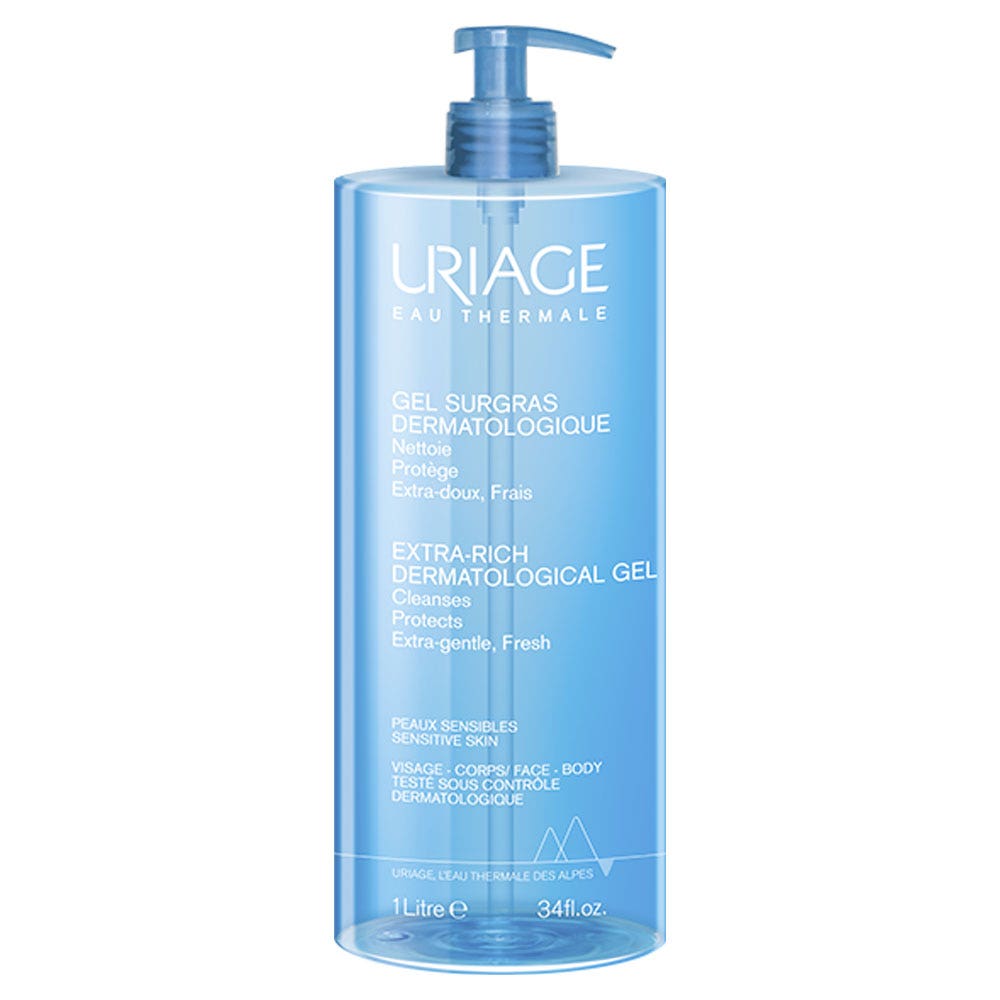 Uriage Higiene Gel de ducha surgras dermatológico piel sensible 1 l