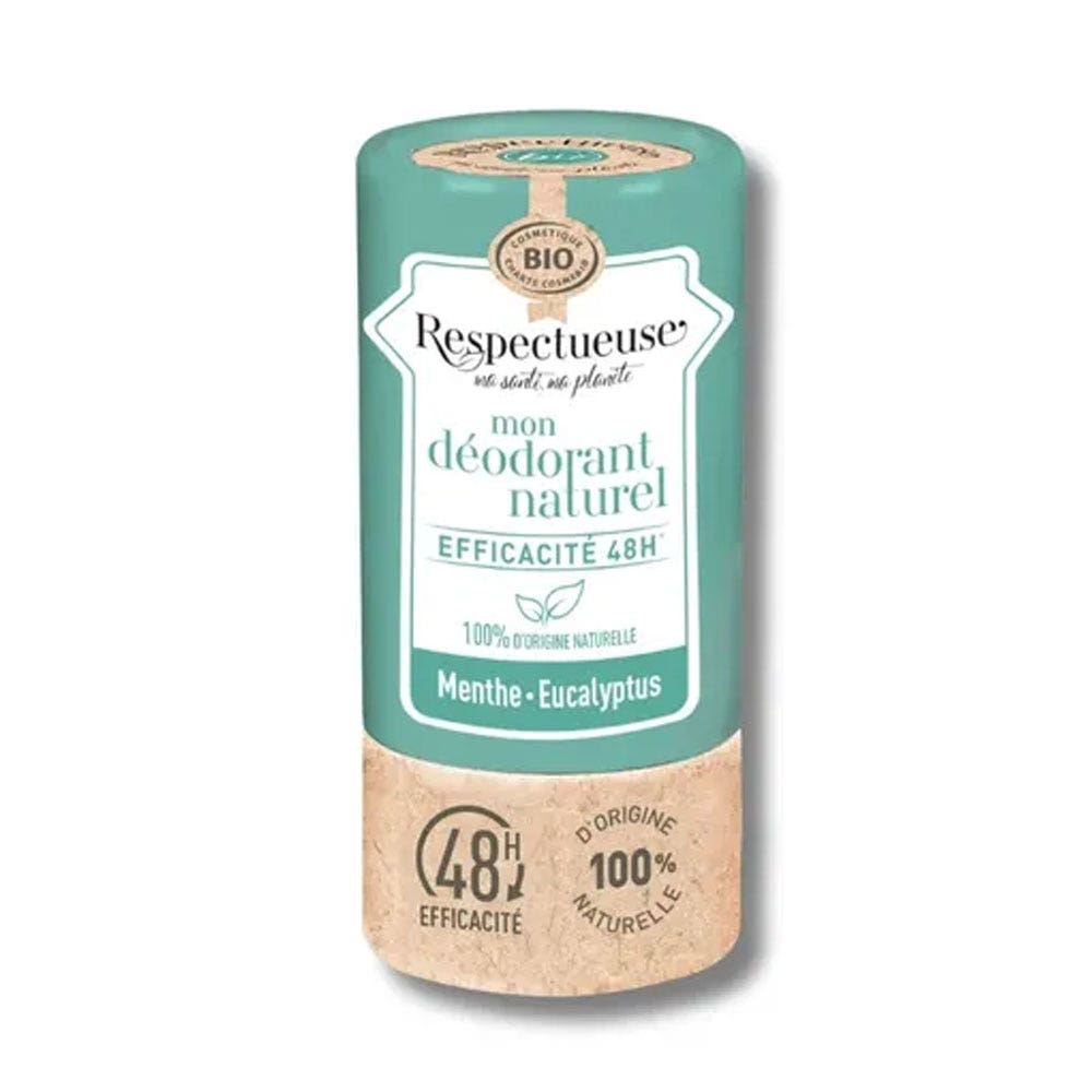 Respectueuse Déodorant Menthe Eucalyptus Bio 50g