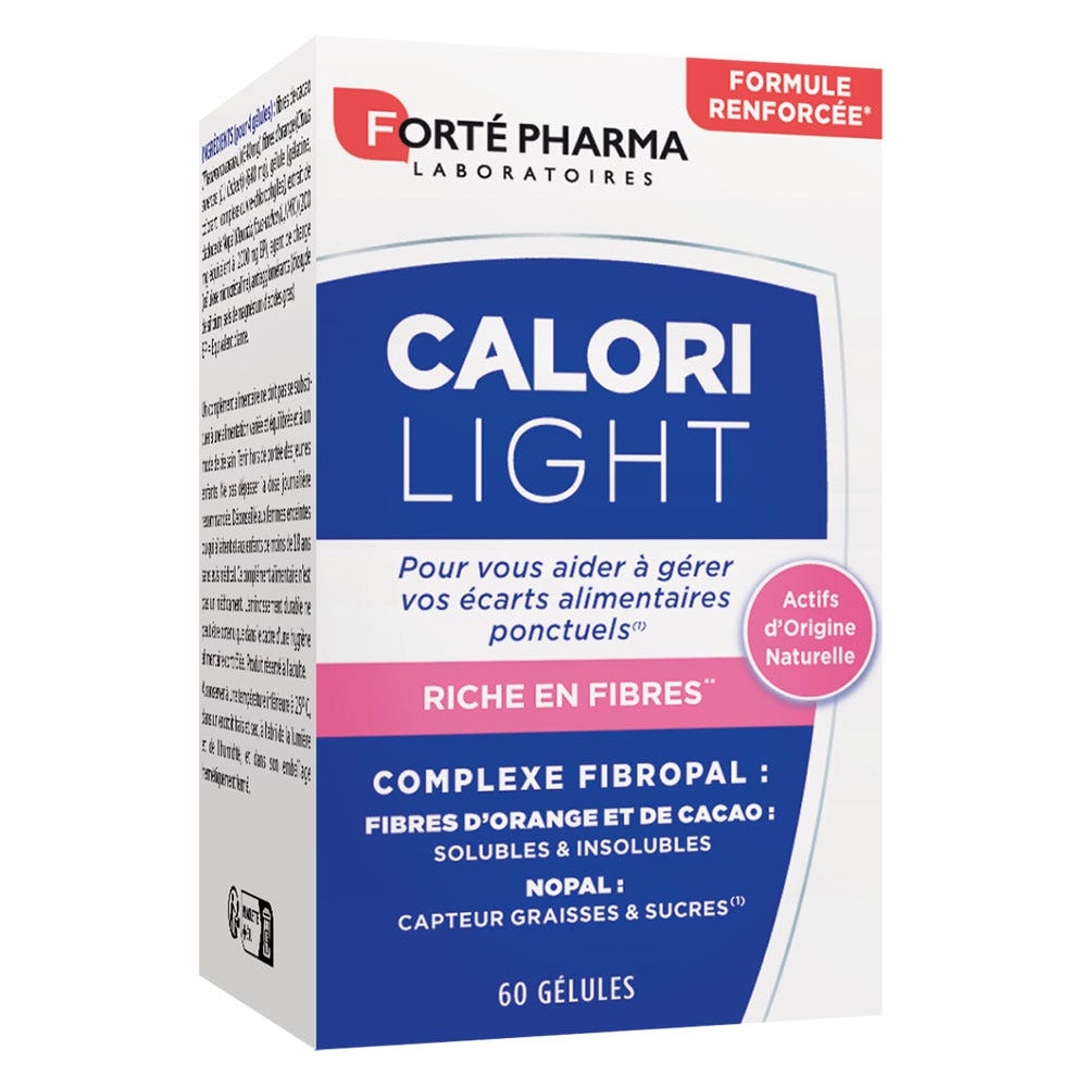 Forté Pharma CaloriLight Silueta captador de grasas fibras de nopal 60 cápsulas