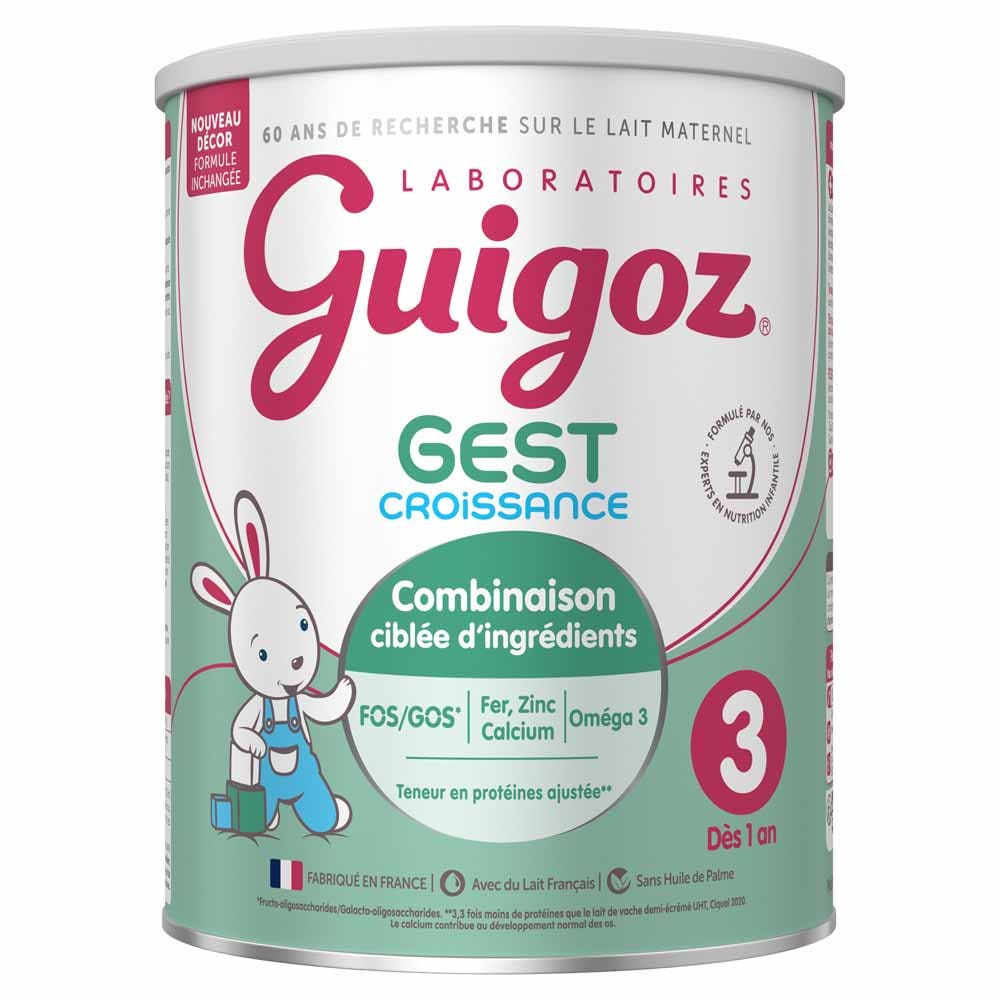 Guigoz Gest Leche en polvo crecimiento 3 a partir de 1 año 800 g