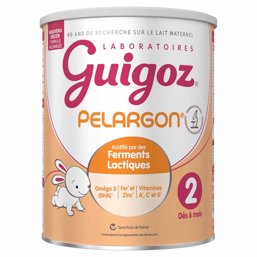 Guigoz Pelargon Leche en polvo 2 de 6 a 12 meses 780 g