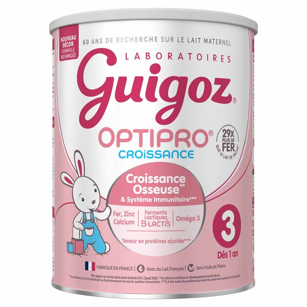 Guigoz Optipro Leche de crecimiento 3 a partir de 1 año 780 g