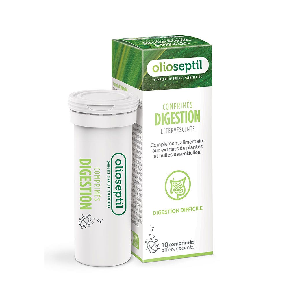 Olioseptil Digestión 10 comprimidos efervescentes