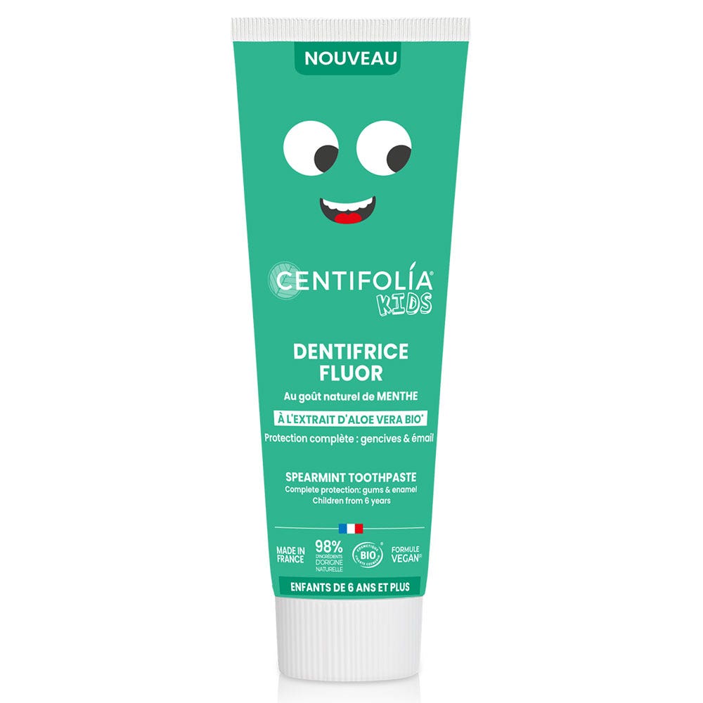 Centifolia Higiene bucal Pasta de dientes con flúor infantil bio 75 ml