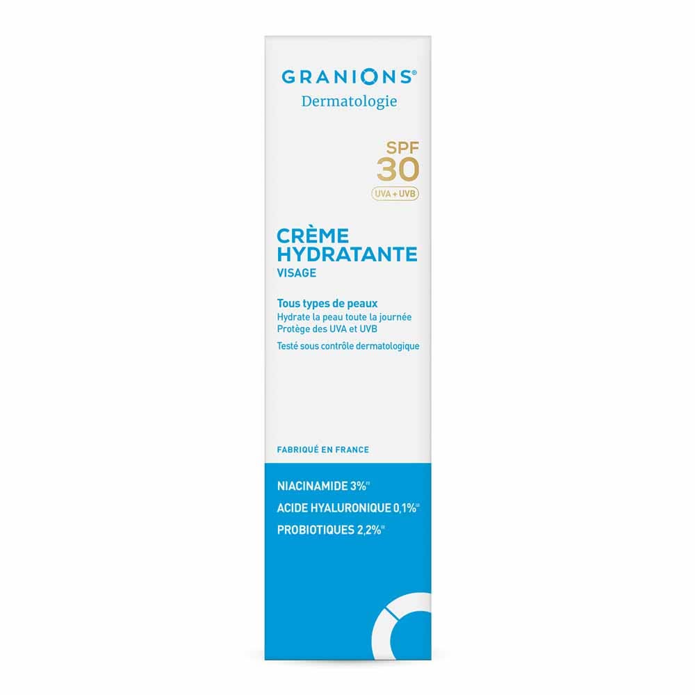 Granions Dermatología Crema hidratante SPF30 con niacinamida y ácido hialurónico 40ml