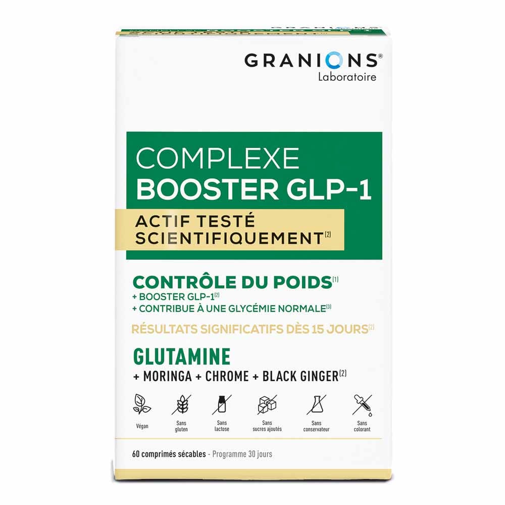 Granions L-Glutamina 3000 mg para vientre plano y digestión 120 comprimidos