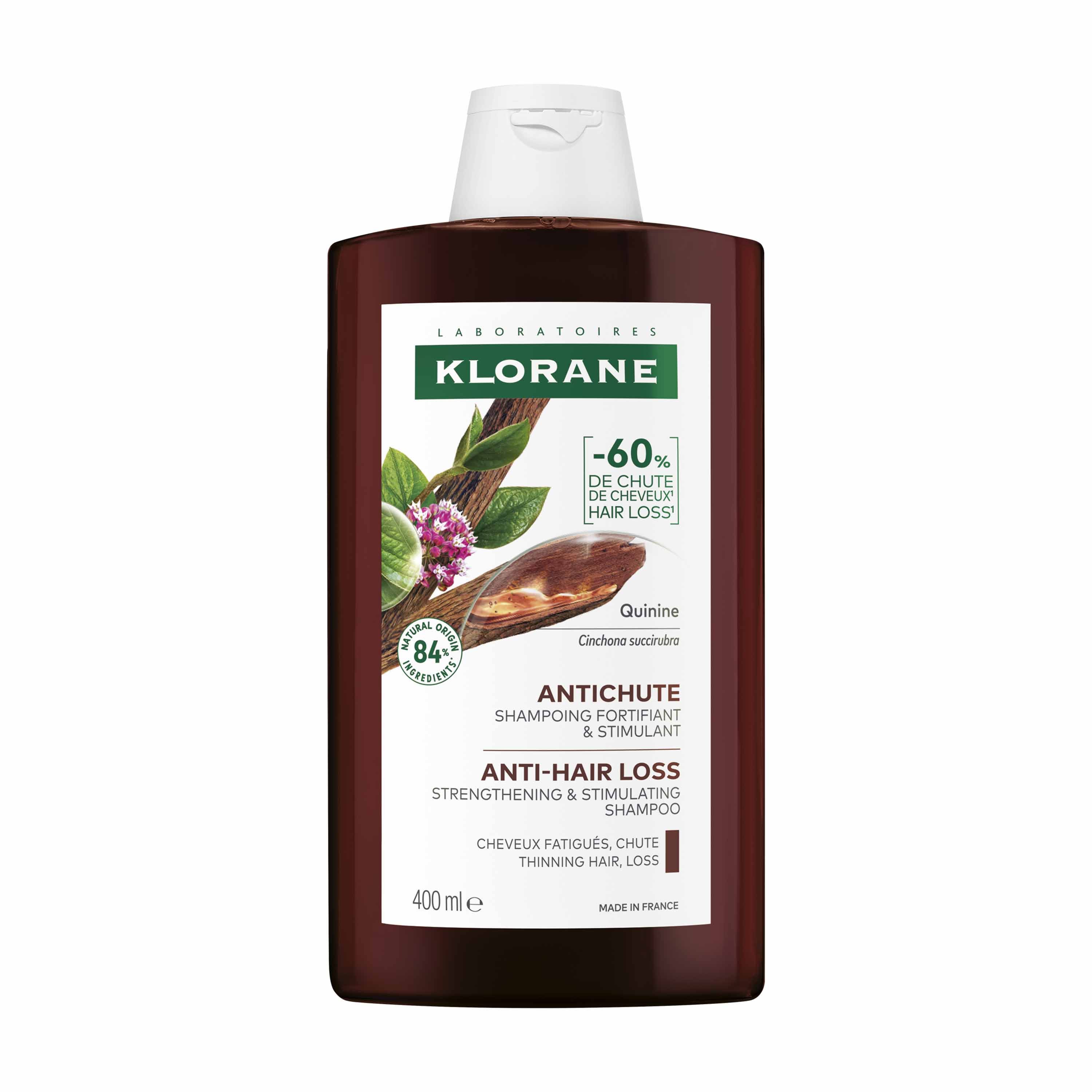 Klorane Quinina Shampooing Fortifiant & Stimulant Antichute cabello debilitado 400ml