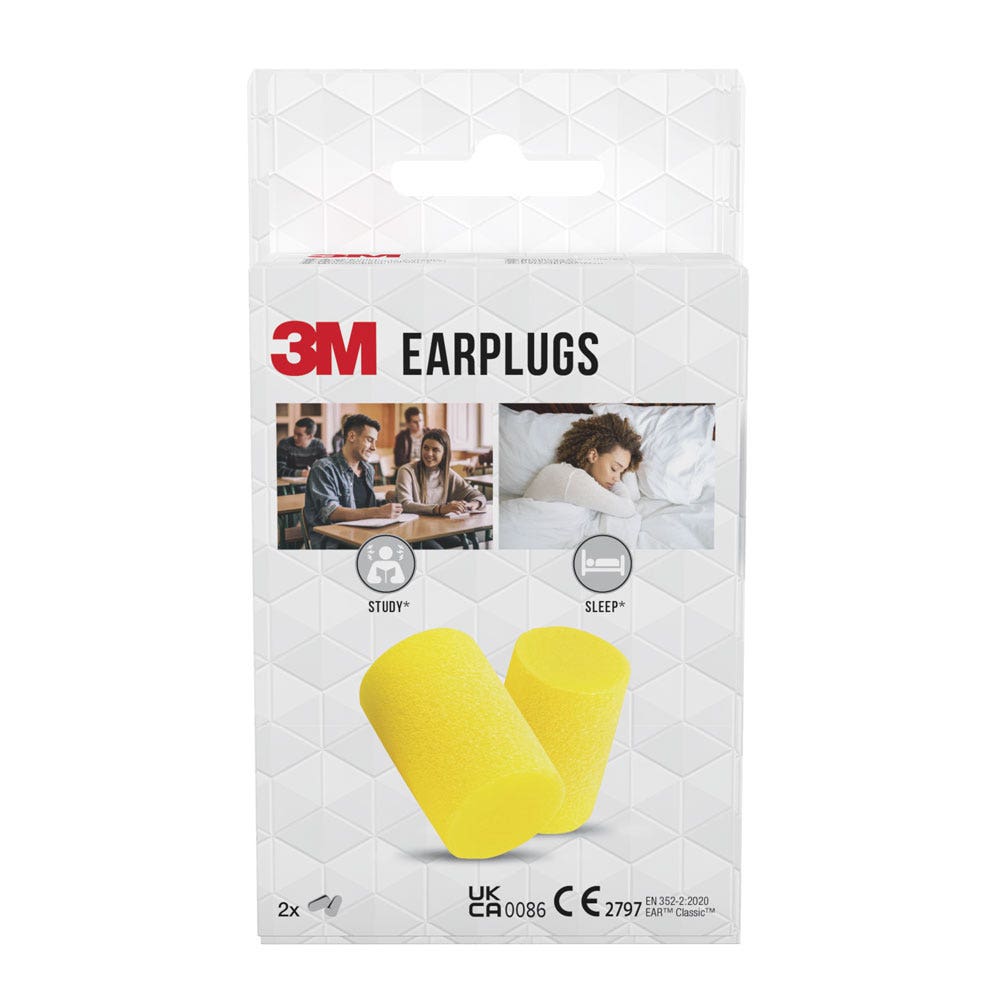 3M Tapones para los oídos E-A-R™ Classic™ 2 x 2 tapones