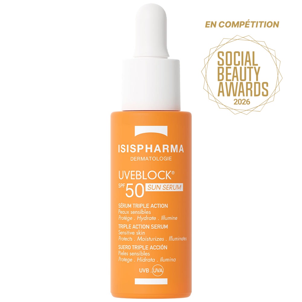Isispharma Uveblock Sérum triple acción SPF50 28 ml