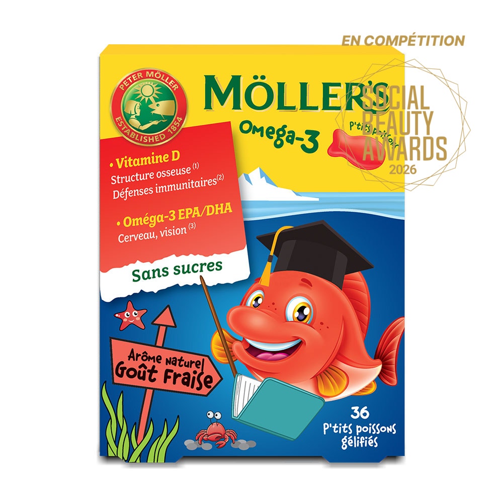 Moller'S Oméga-3 Pequeños peces 36 cápsulas