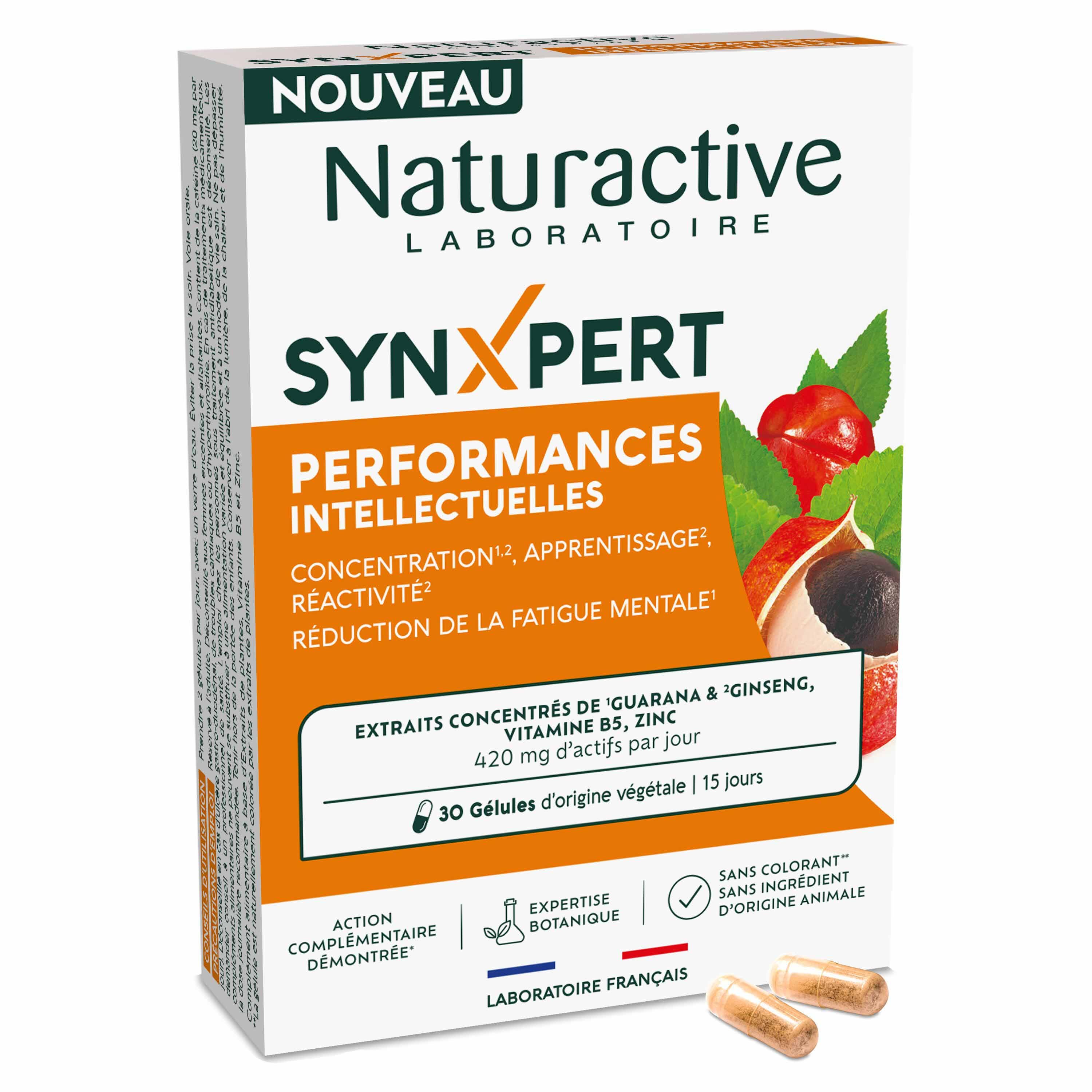 Naturactive SYNXPERT Rendimiento intelectual 30 cápsulas