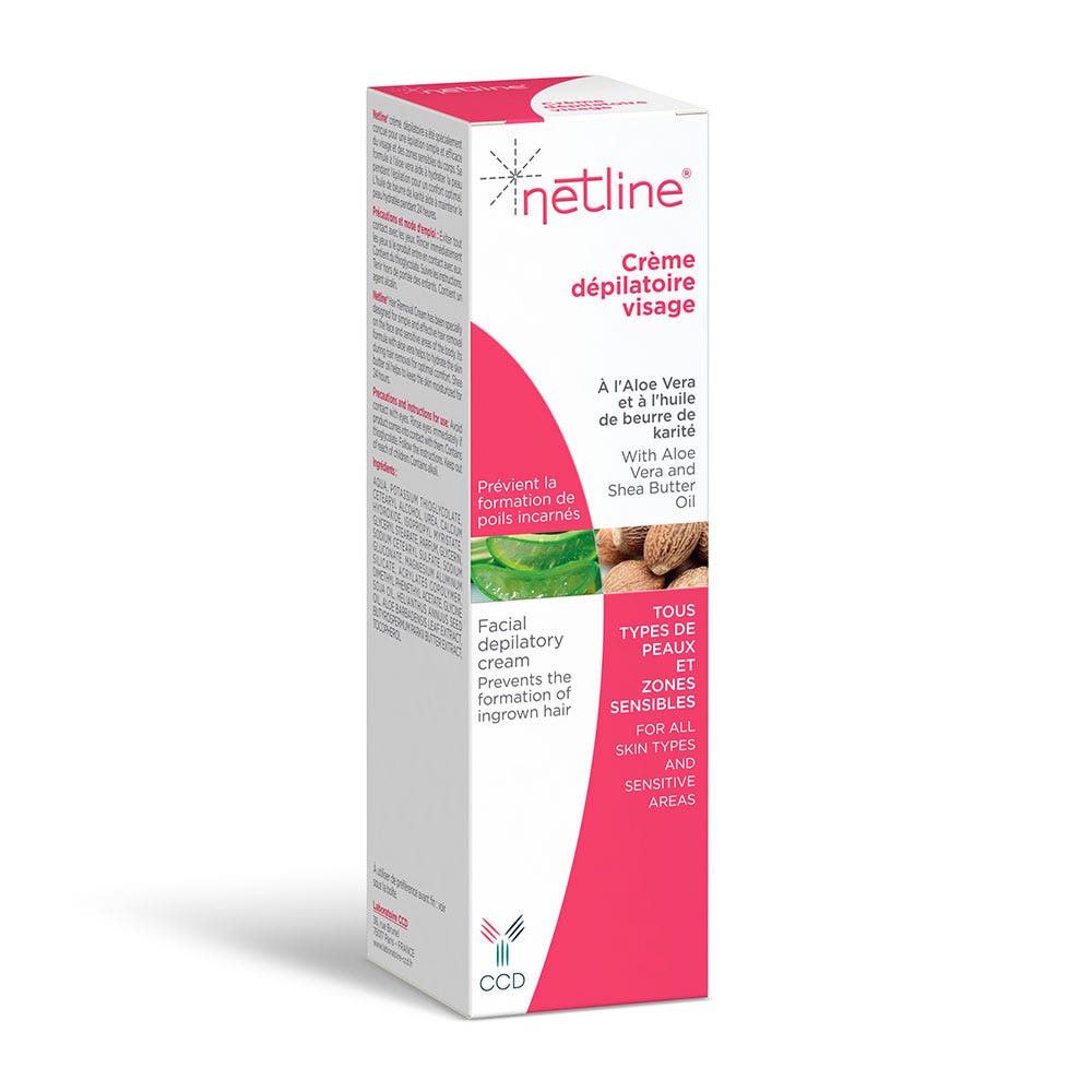 Netline Crema depilatoria facial 75 ml