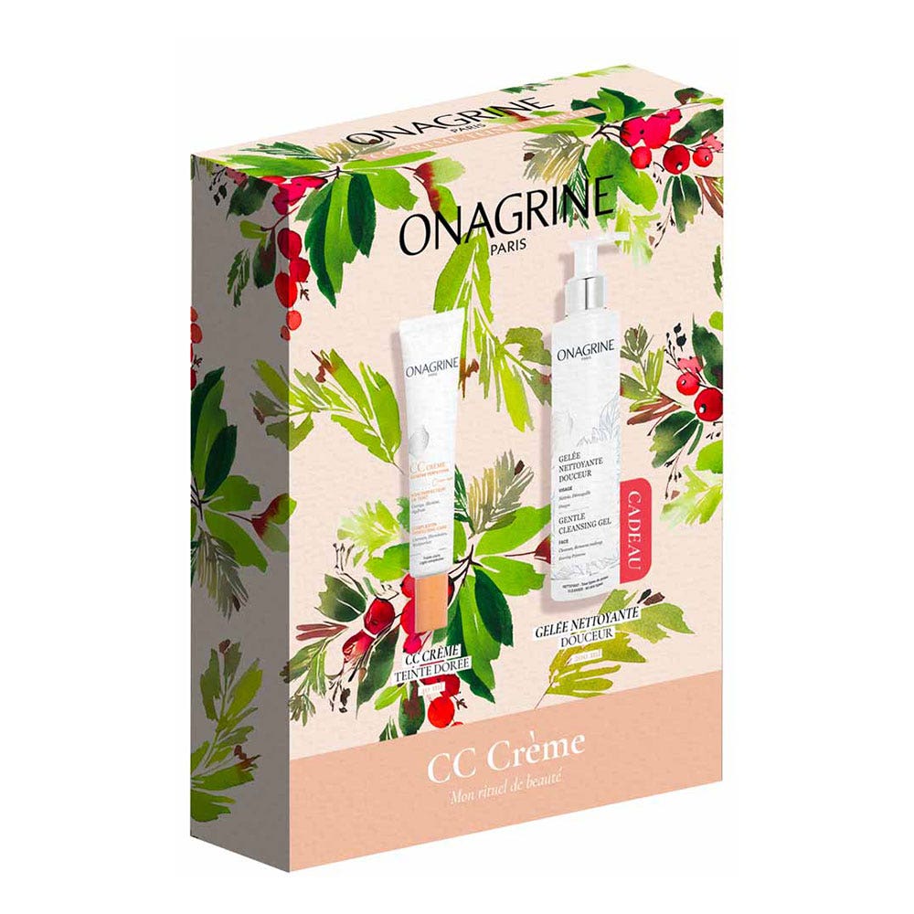 Onagrine Pack CC Crema 40 ml y Gel Limpiador Suavidad Regalo 200 ml