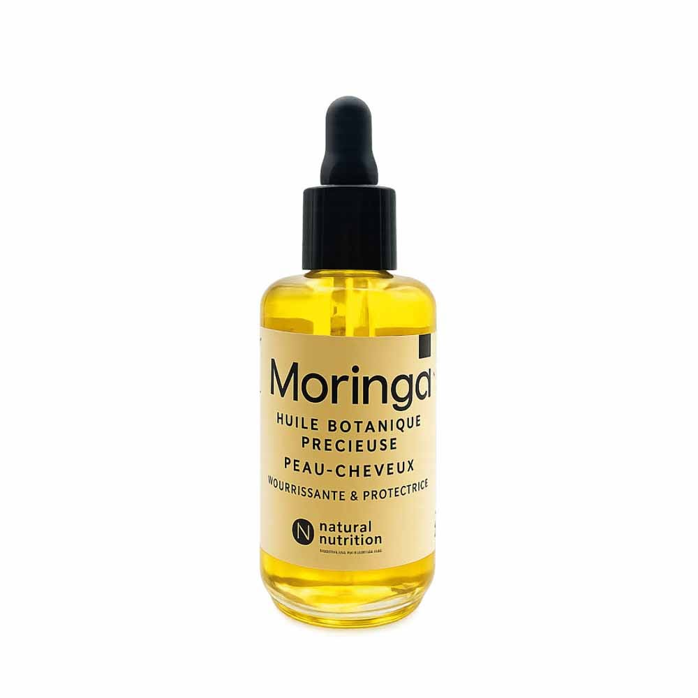 Natural Nutrition Aceite de moringa frasco Goût Cassis 250ml