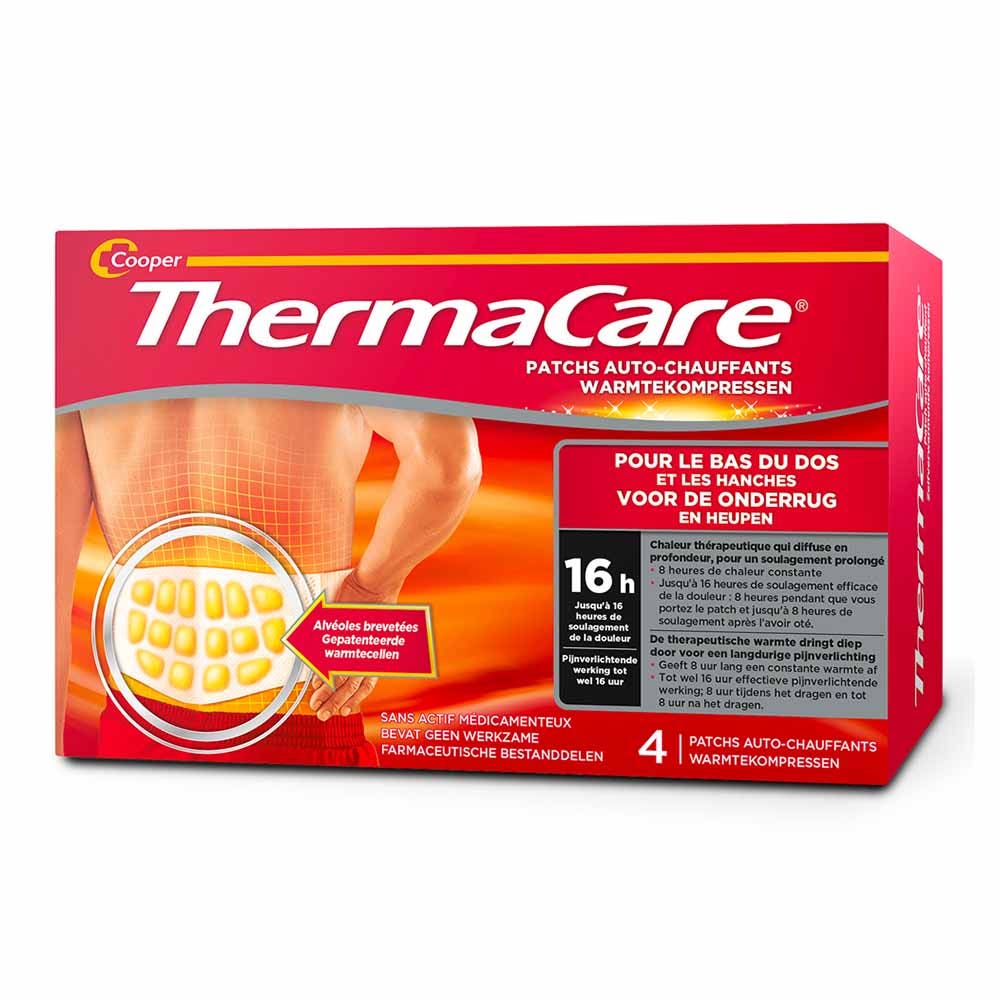 Thermacare Parche autorcalentable dolor lumbar x4