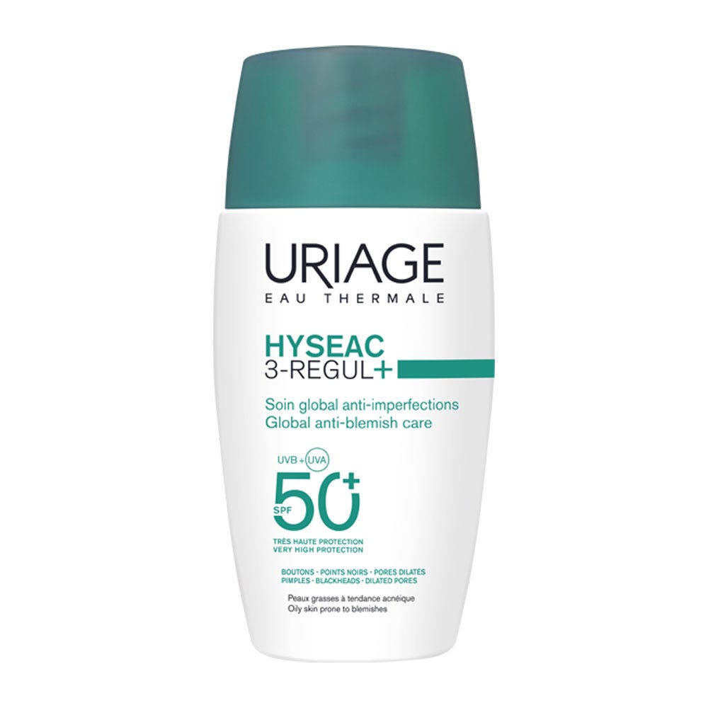 Uriage Hyseac Cuidado global antiimperfecciones SPF50+ 50 ml