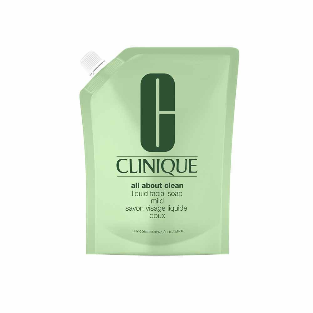 Clinique All About Clean Recarga ecológica jabón líquido facial suave pieles secas a mixtas 400 ml
