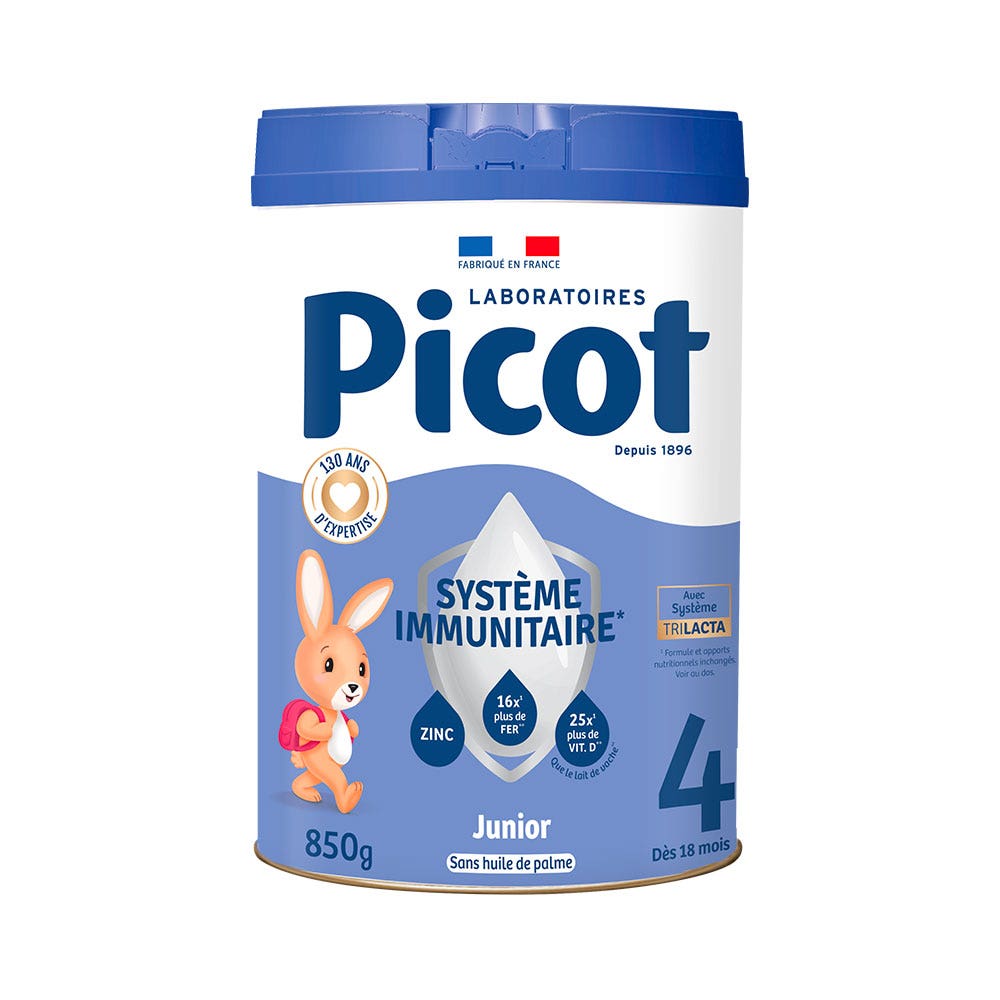 Picot Junior 4 Leche en polvo Dès 18 mois 850g