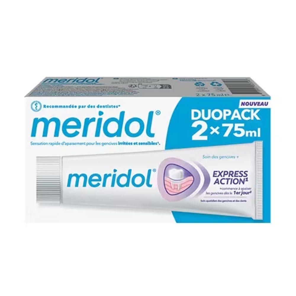 Meridol Dentifrico Pur 2x75ml