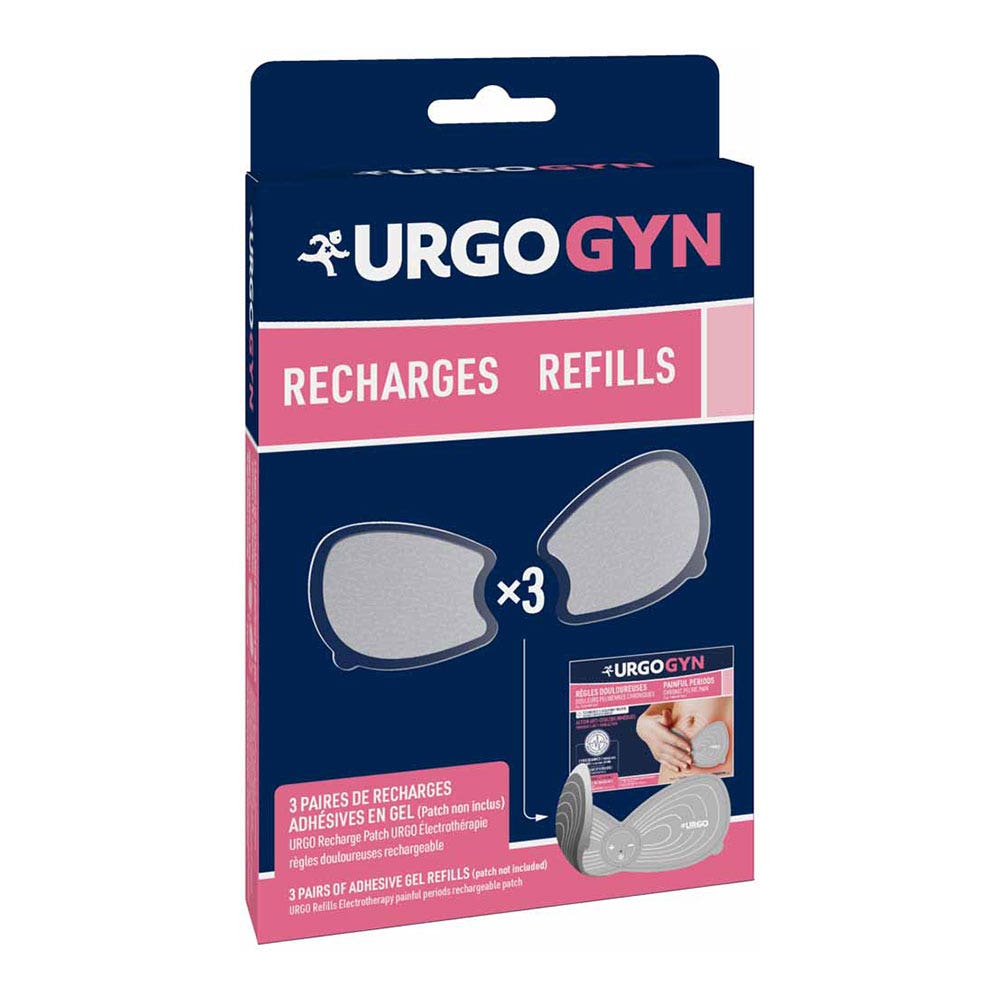 Urgo El parche de electroterapia alivia las menstruaciones dolorosas x3