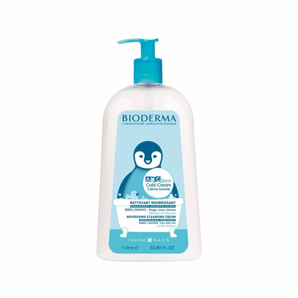 Bioderma Abcderm Limpiador Nutritivo Bebés y Niños Cold Cream 1l