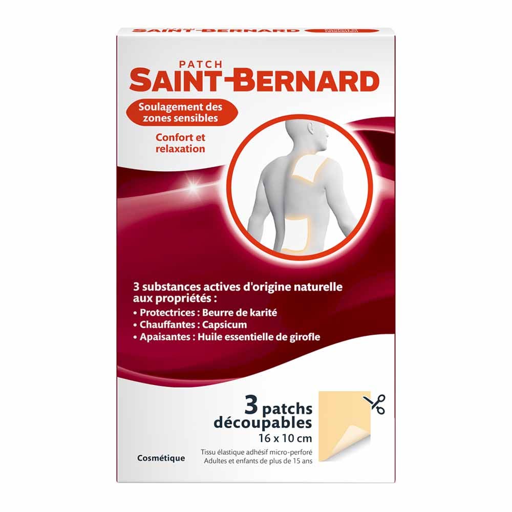 Saint-Bernard Parches recortables confort y relajación 16x10cm 3 x