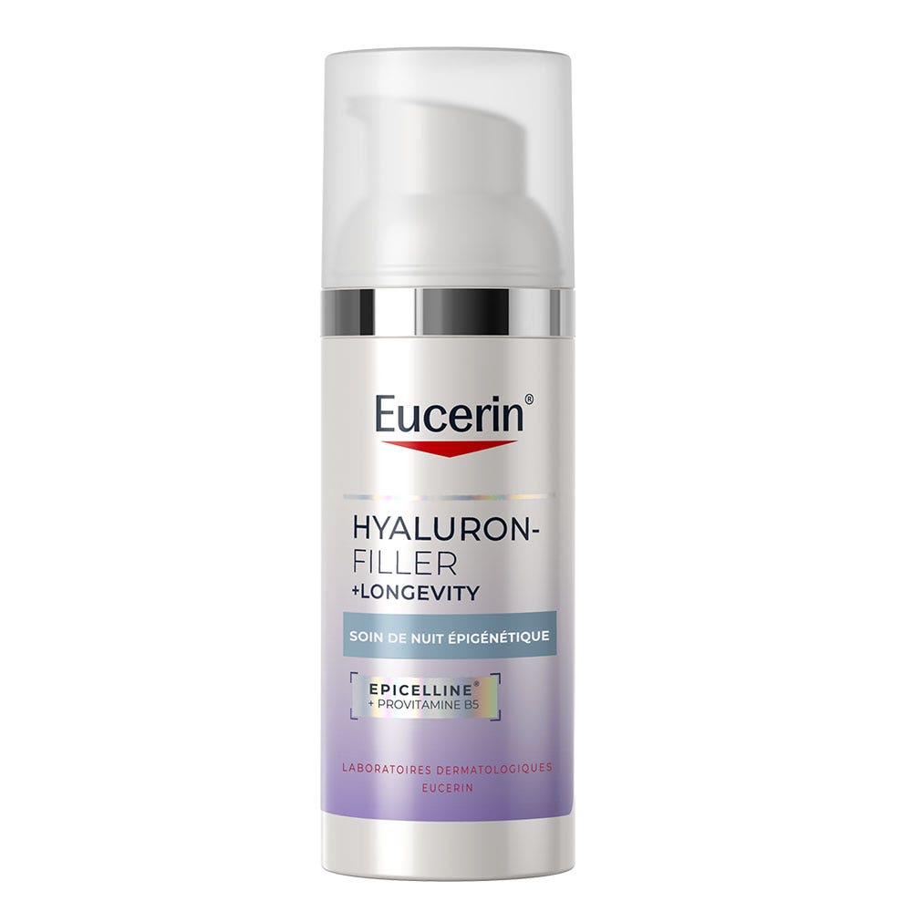 Eucerin Hyaluron-Filler Soin de noche epigenético Longevity 50 ml