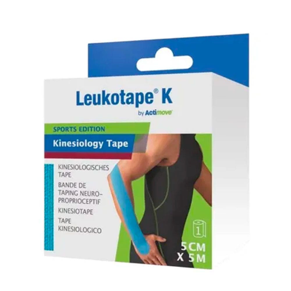 Actimove Leukotape® Venda adhesiva elástica 5 m x 5 cm azul cielo 1 unidad