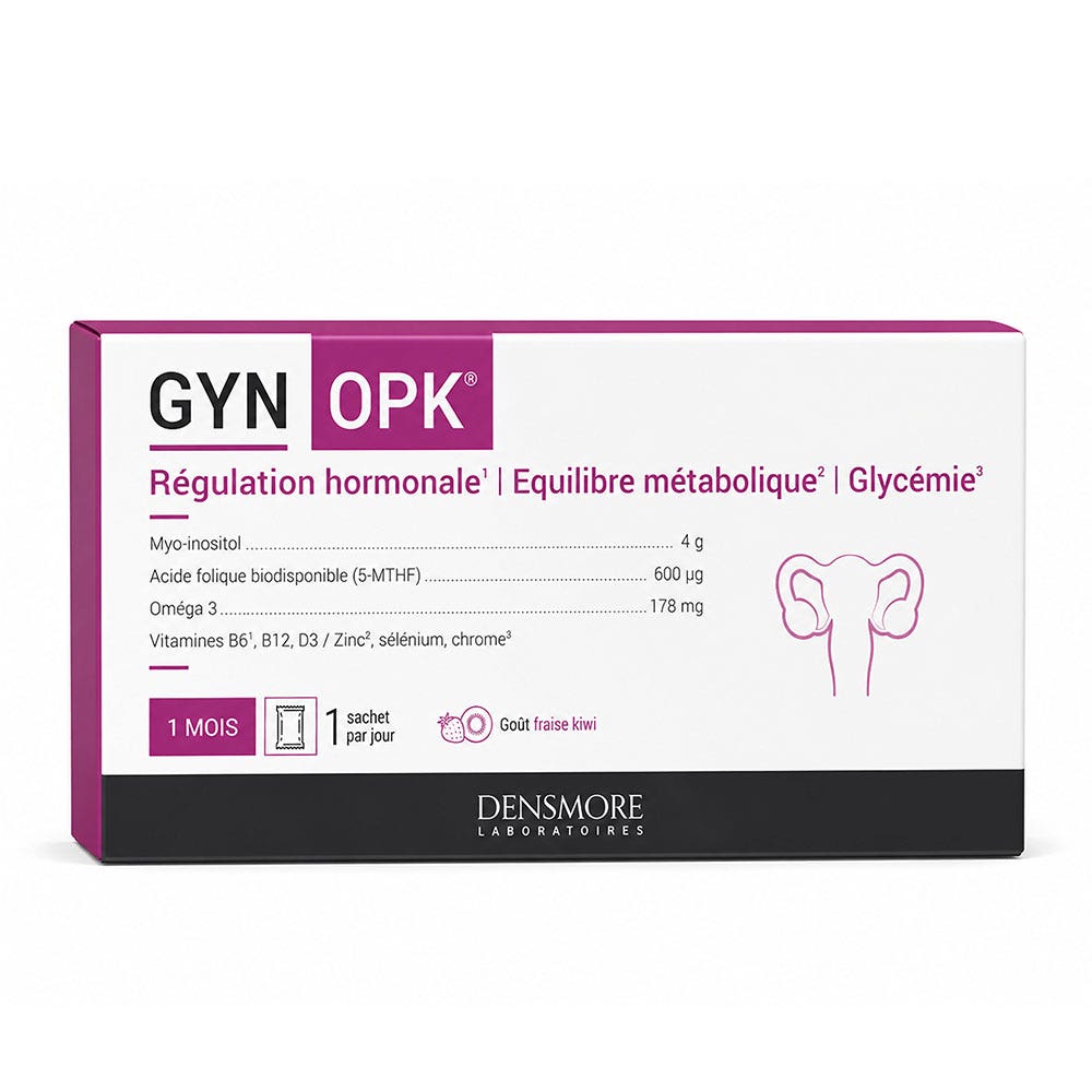 Densmore Ginecología Gyn OPK sabor fresa kiwi 30 sobres