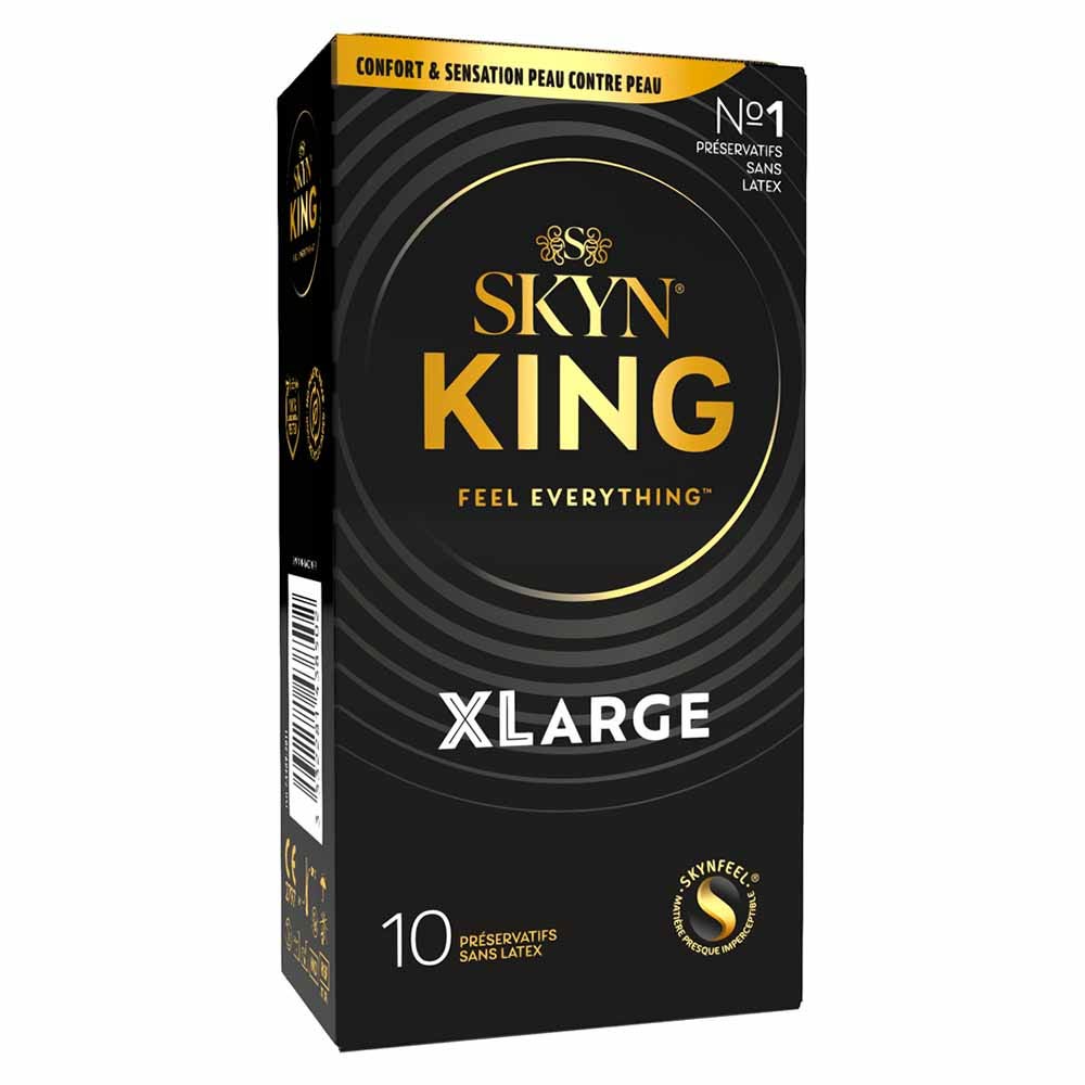 Skyn King XLARGE preservativos sin látex 10 unidades