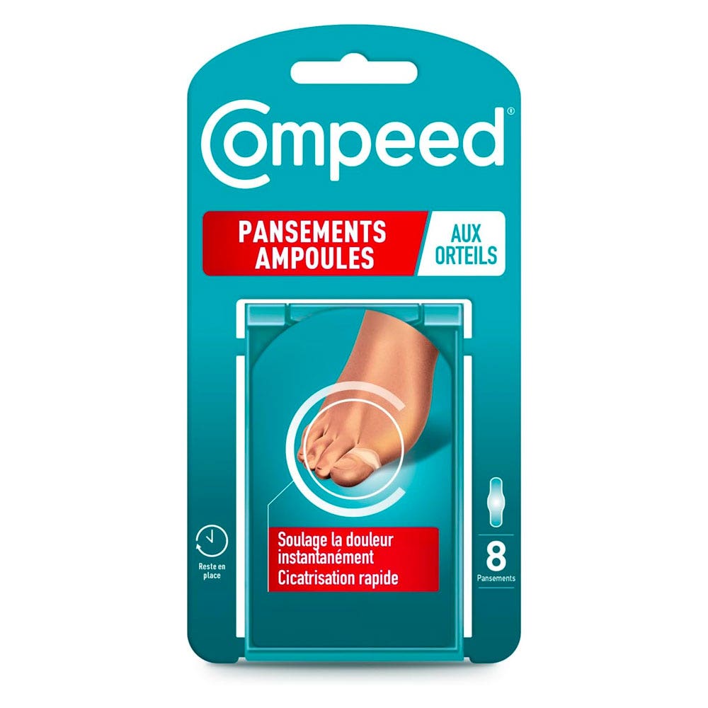 Compeed Afterpansements para ampollas en los dedos de los pies 8 x