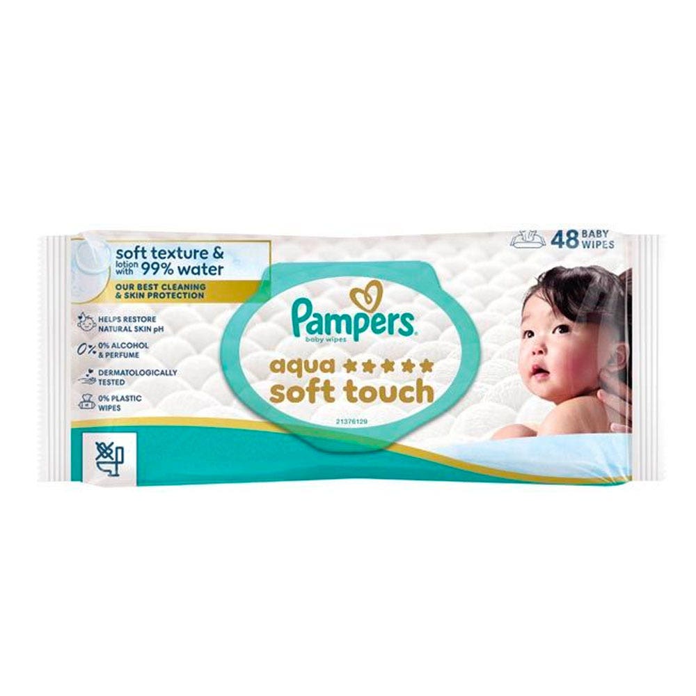 Pampers Harmonie Toallitas Aqua 48 unidades