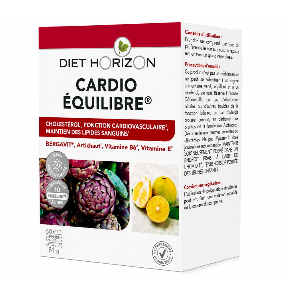 Diet Horizon Equilibre cardíaco 60 cápsulas