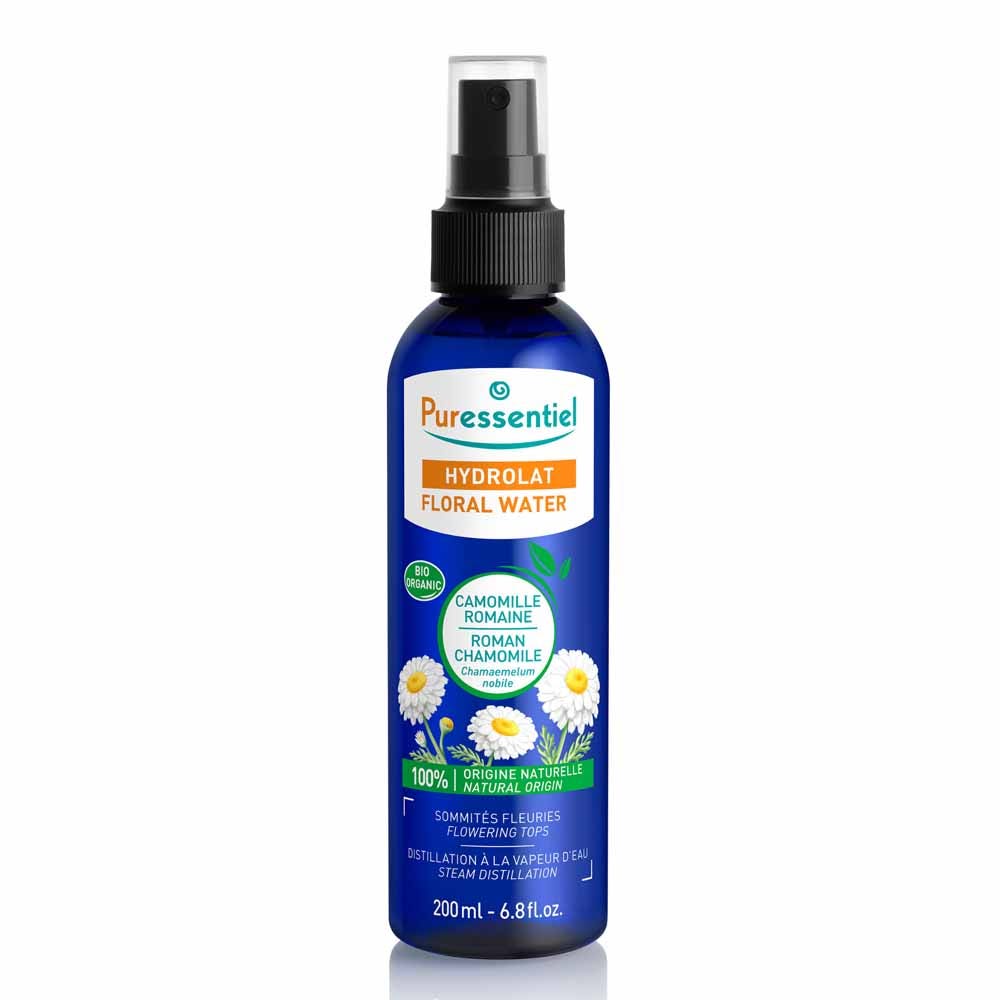 Puressentiel Agua floral Agua Floral de Camomila Romana Ecológica Piel sensible e irritada 200 ml