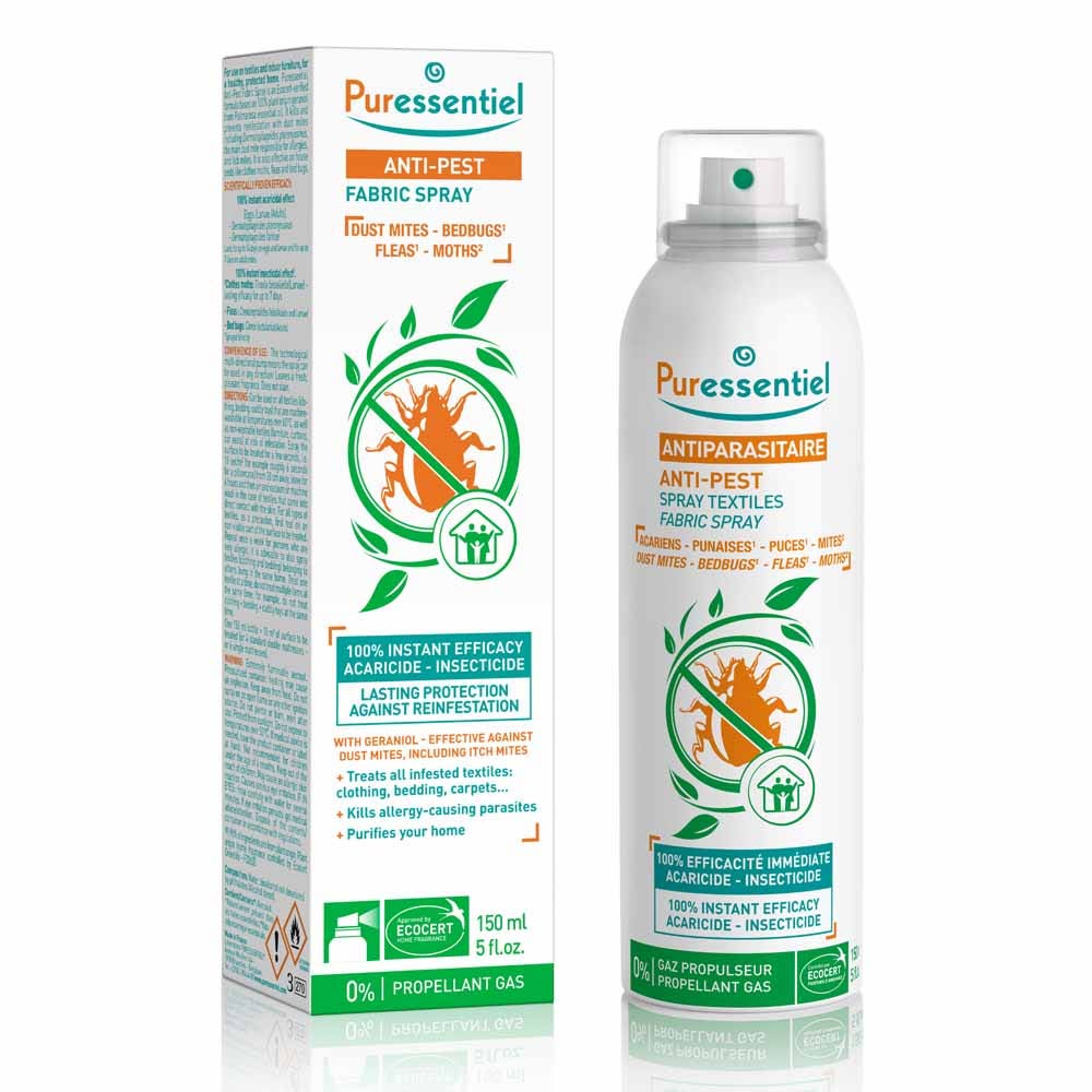 Puressentiel Saneamiento Spray antiparasitario para textiles 150 ml