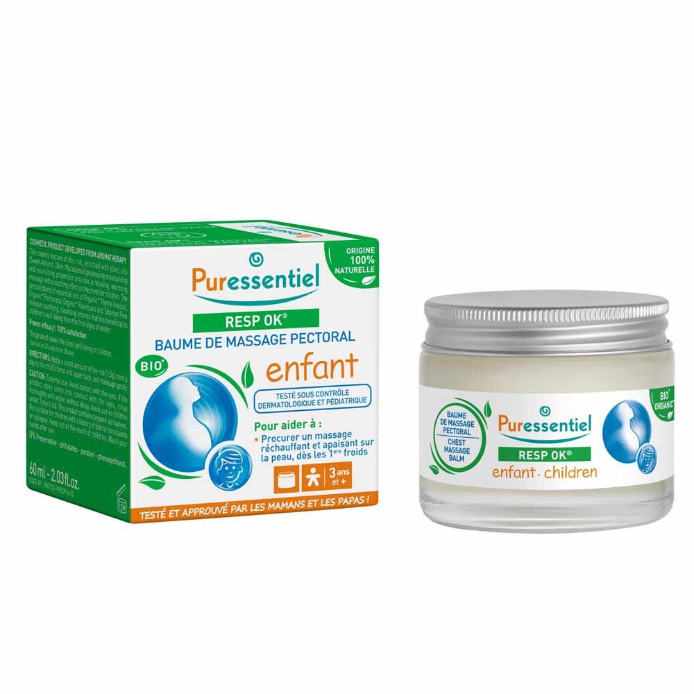 Puressentiel Resp Ok® Bálsamo de masaje pectoral infantil 60 ml