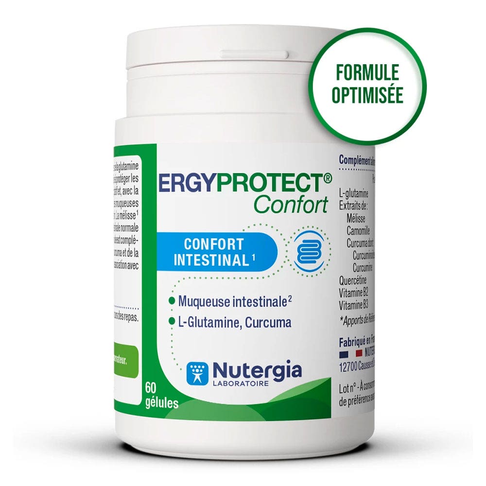 Nutergia Ergyprotect confort intestinal 60 cápsulas