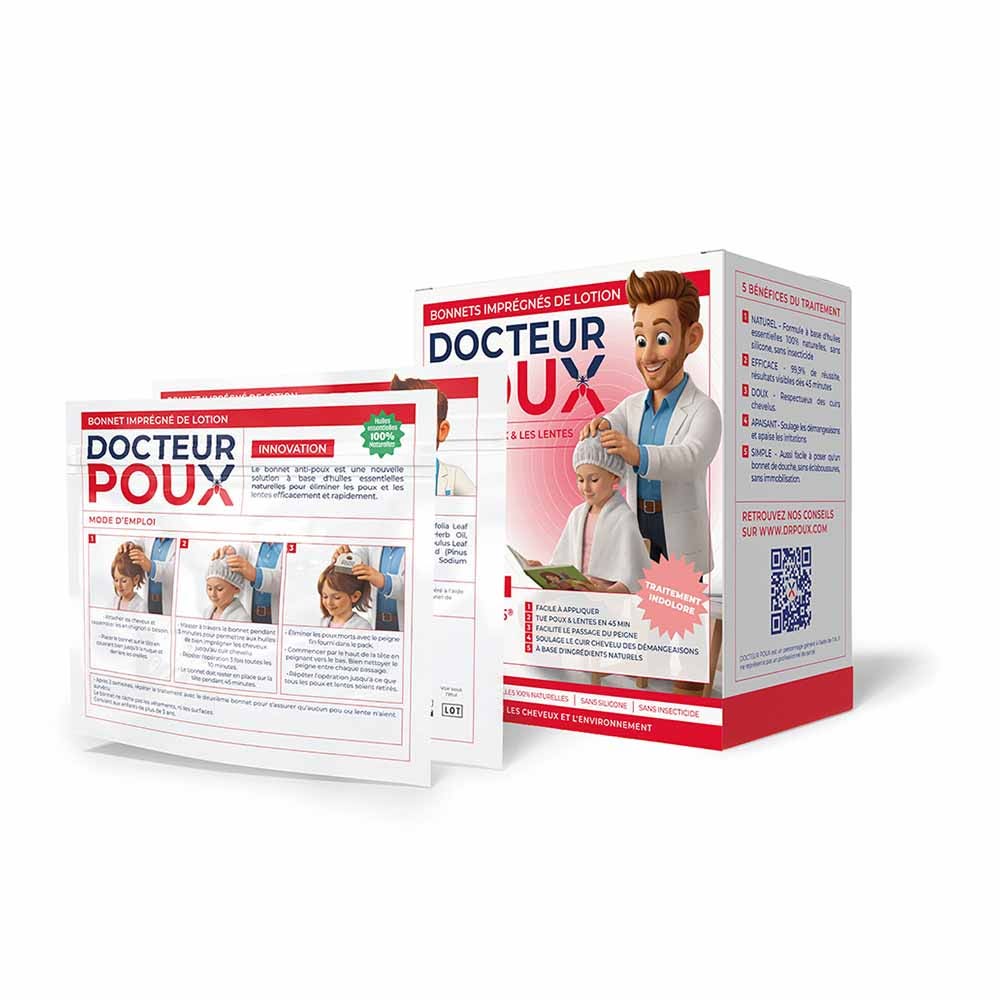 Docteur Poux Gorros antipiojos + peine