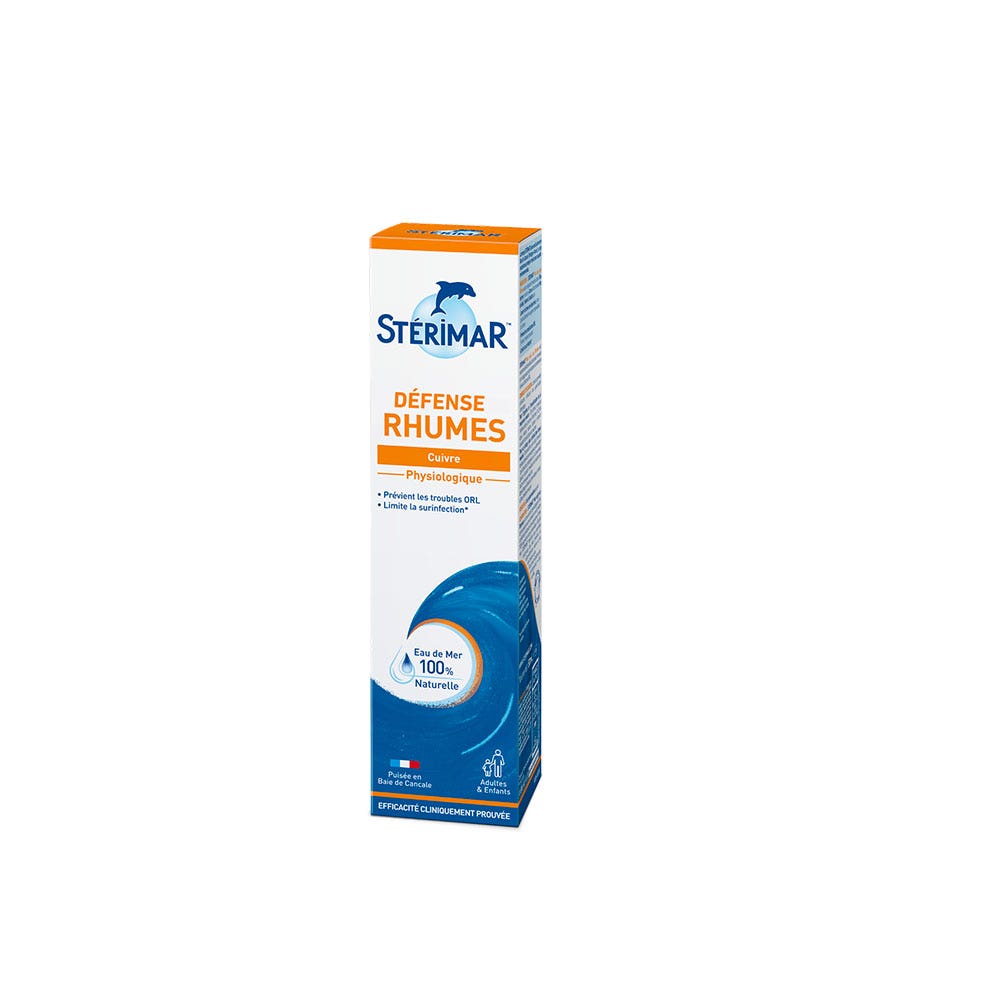 Sterimar Spray Higiene nasal defensas resfriados 2x100ml