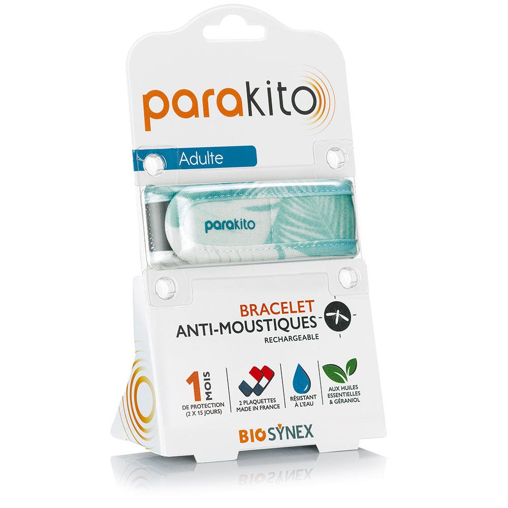 Para Kito Adultos Pulsera Repelente Antimosquitos Natural Colección Sport AZUL