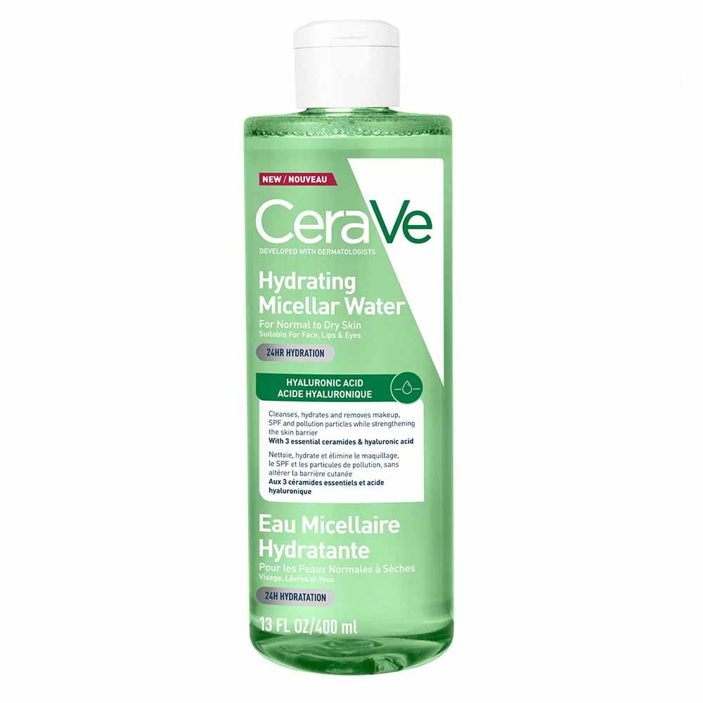 Cerave Agua micelar hidratante piel seca 400 ml