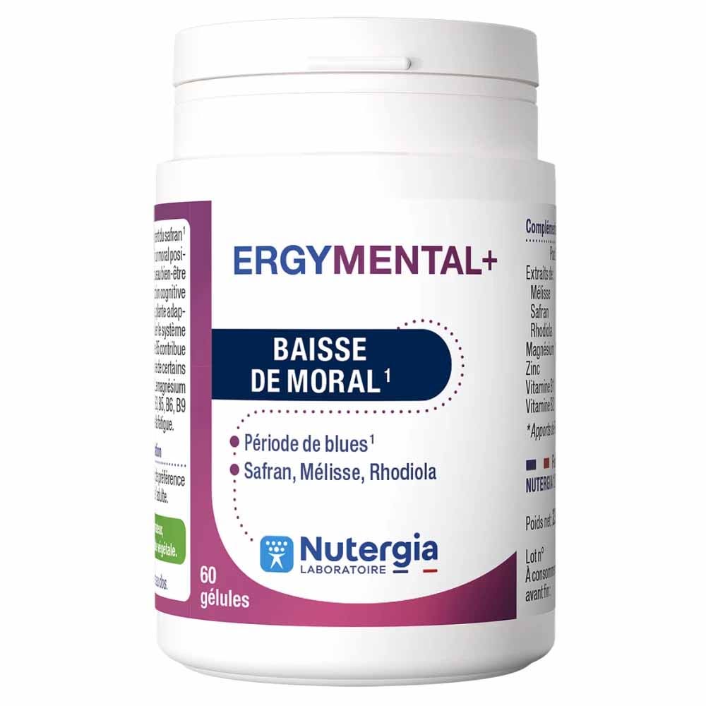 Nutergia ERGYMENTAL+ bajón de ánimo 60 cápsulas