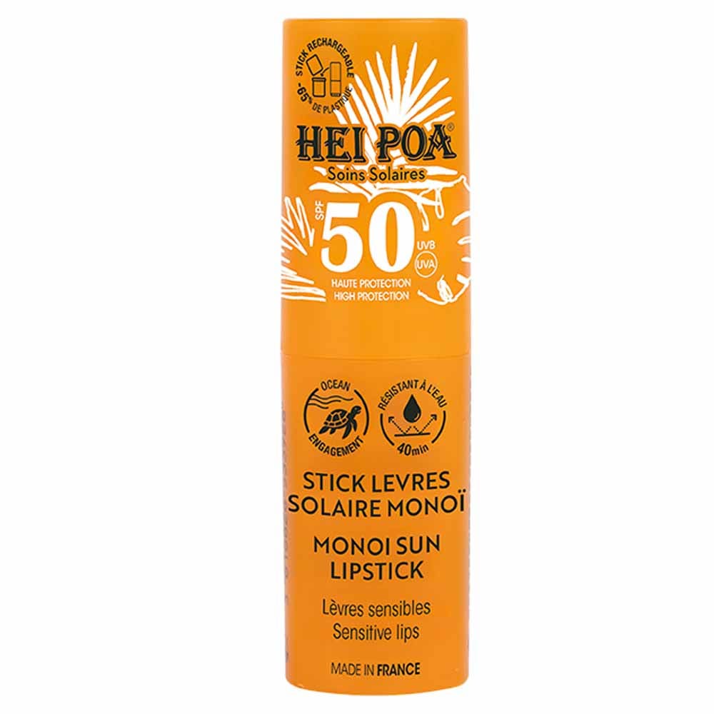 Hei Poa Solares Stick labial SPF50+ 4g