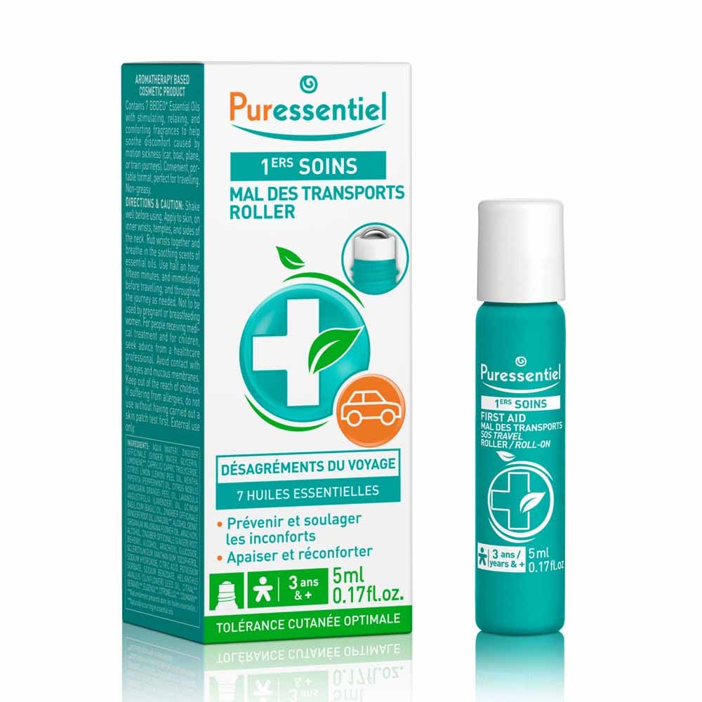 Puressentiel Bienestar Primeros cuidados mal de transporte roller 5 ml