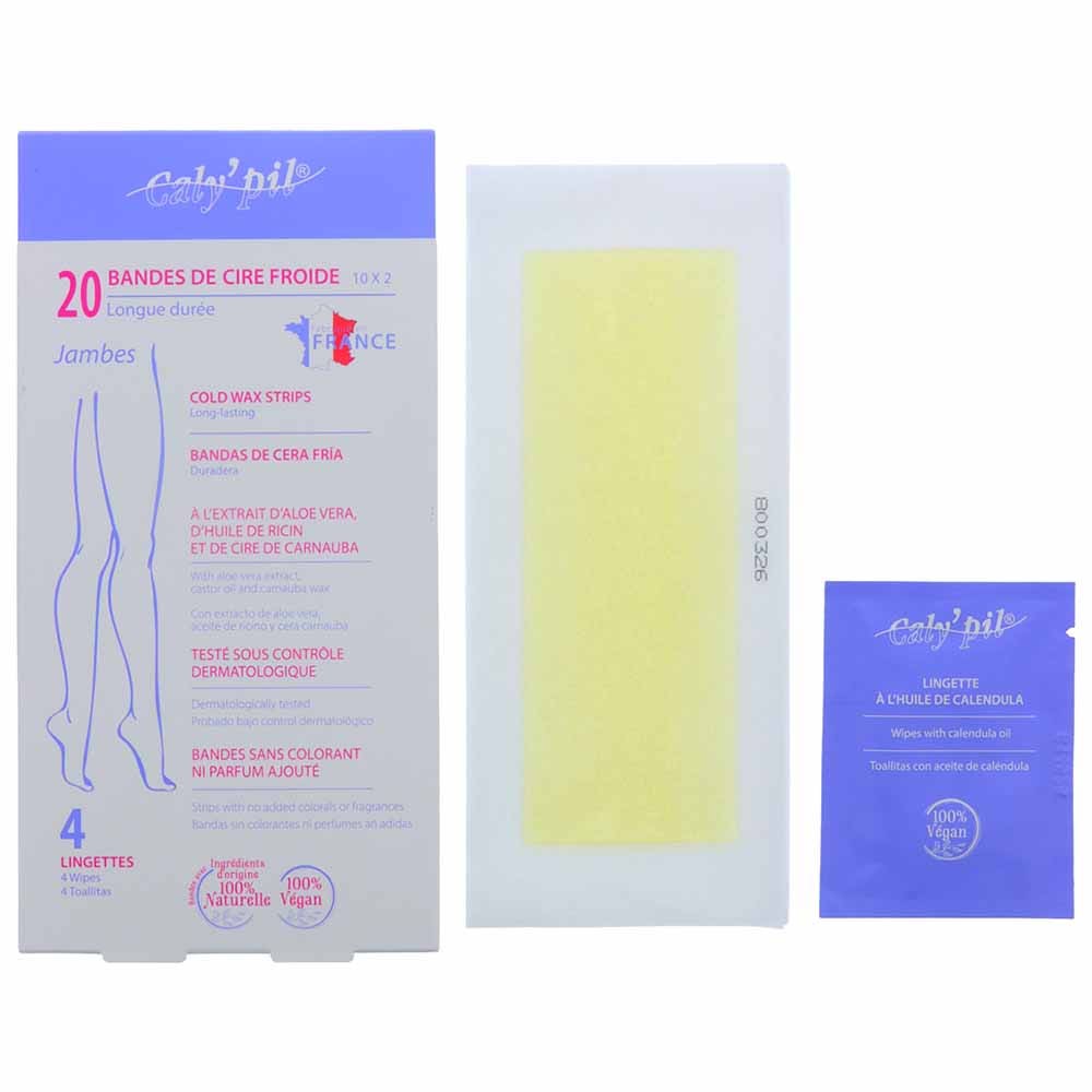 Estipharm Tiras de cera fría aloe vera 20 unidades