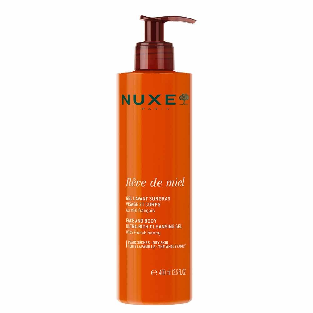 Nuxe Reve De Miel Gel limpiador sobreengrasado rostro y cuerpo pieles secas y sensibles 400 ml
