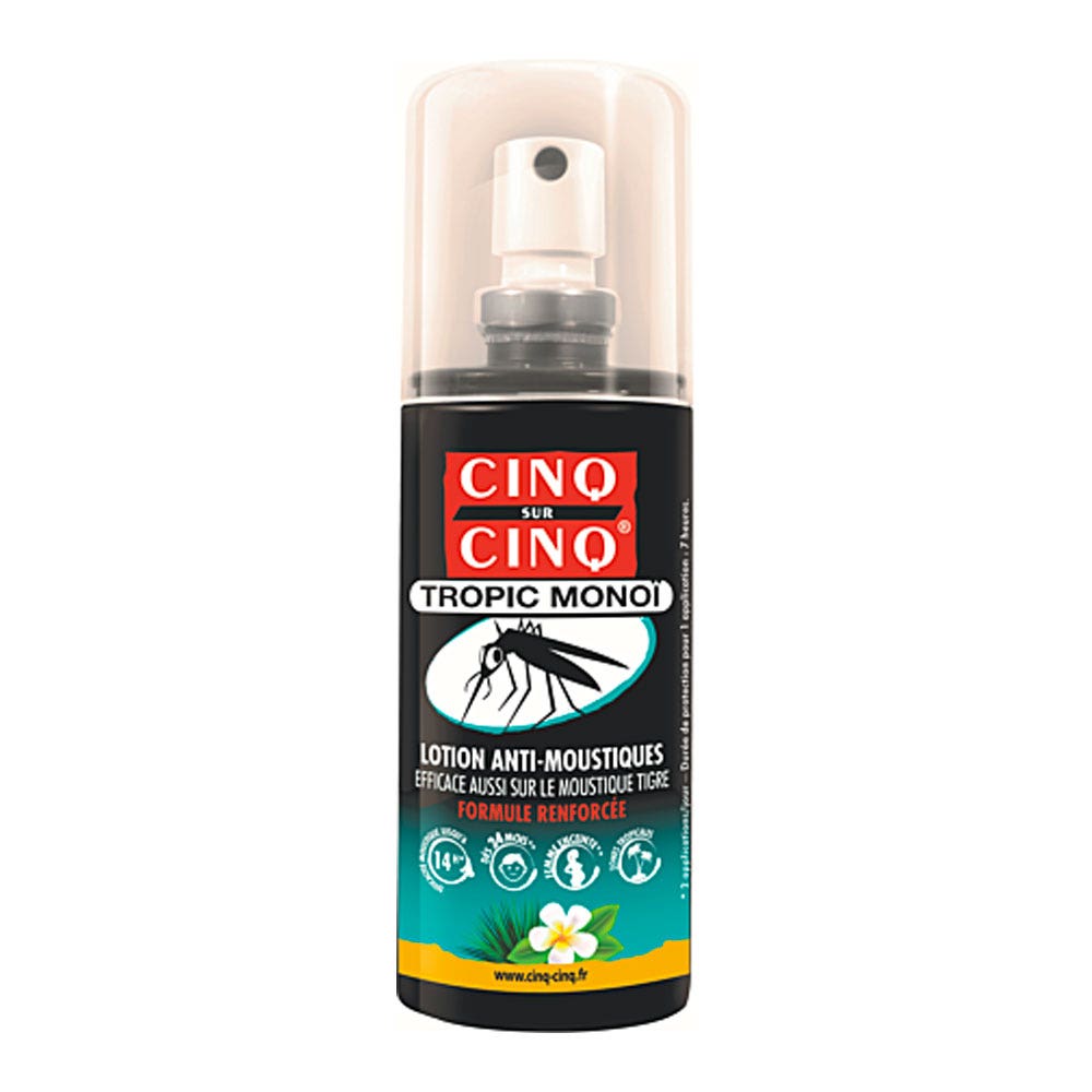 Cinq Sur Cinq Tropic Lotion antimosquitos Monoï 75 ml