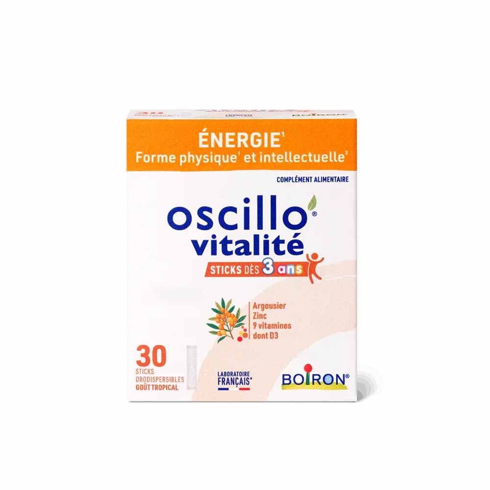 Boiron Oscillo’ vitalidad niños 30 sticks orodispersibles