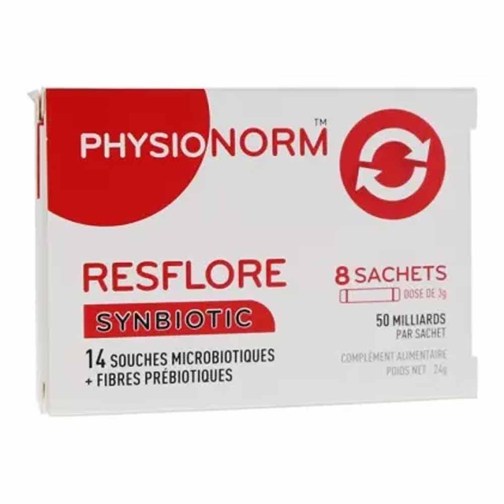 Laboratoire Immubio Physionorm Resflore 8 sobres