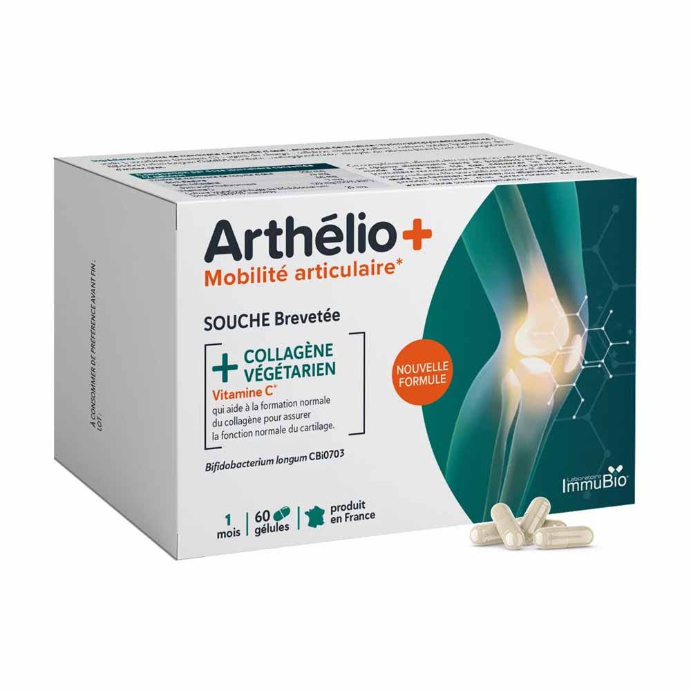 Laboratoire Immubio Arthelio+ colágeno 60 cápsulas